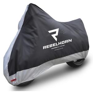 Telone moto Rebelhorn Cover II nero-argento