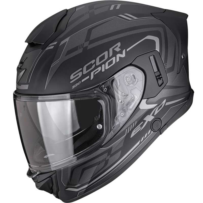 Casco integrale da moto Scorpion EXO-530 Air Slope nero opaco-argento