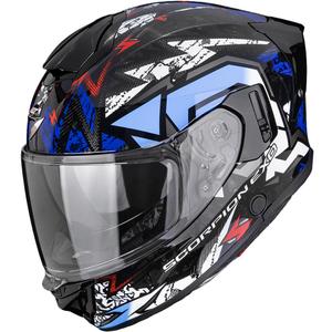 Casco integrale da moto Scorpion EXO-530 Air Meteor nero-blu
