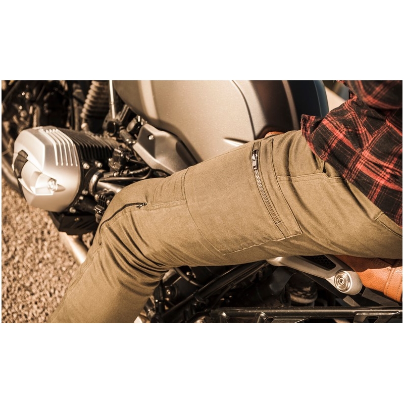 Jeansy na motorku BROGER Alaska zelené