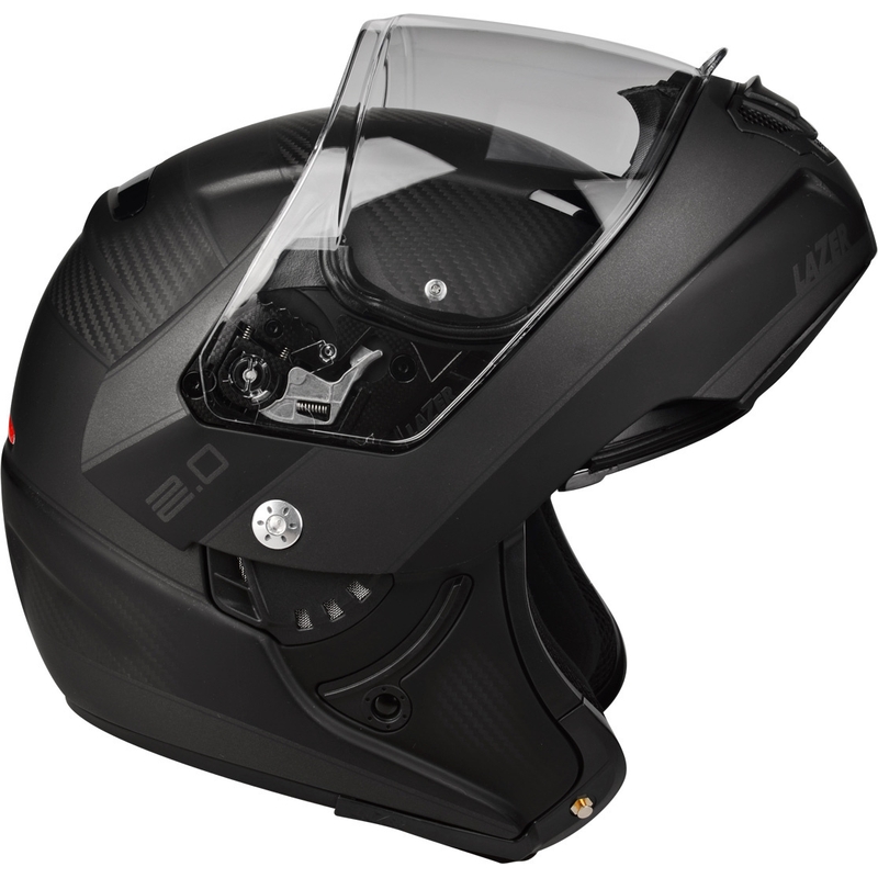 Casco moto Lazer Monaco Evo 2.0 nero opaco ribaltabile Saldi
