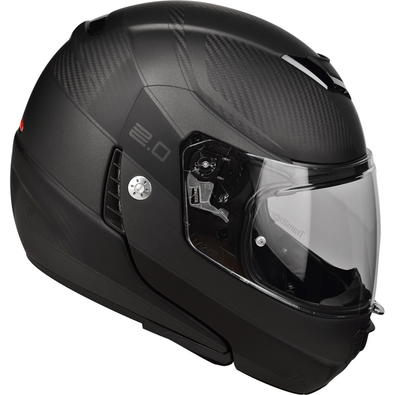 Casco moto Lazer Monaco Evo 2.0 nero opaco ribaltabile Saldi