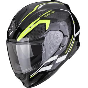 Casco integrale da moto Scorpion EXO-491 KRYPTA nero-fluo giallo-bianco