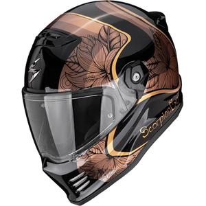 Casco integrale da moto Scorpion Covert FX America nero-oro