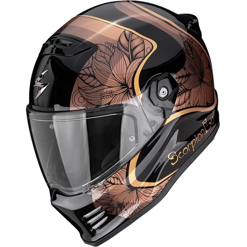 Casco integrale da moto Scorpion Covert FX America nero-oro