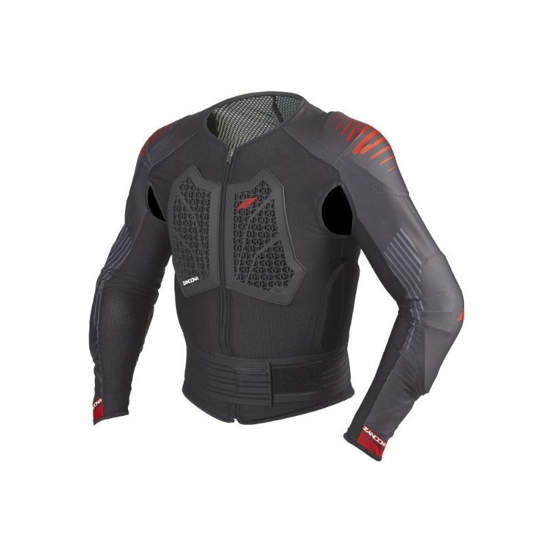 Protezione corpo Zandona Action X6 nero-rosso 160-169 cm