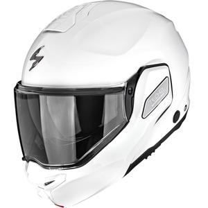 Casco da moto modulare Scorpion EXO-TECH II Solid, bianco