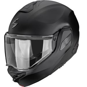 Casco da moto modulare Scorpion EXO-TECH II Solid, nero opaco