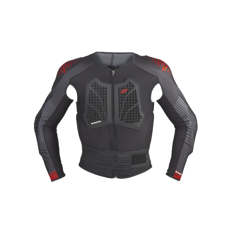 Protezione corpo Zandona Action X6 nero-rosso 160-169 cm