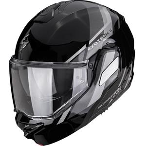 Casco da moto modulare Scorpion EXO-TECH II Markus nero-argento