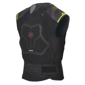 Gilet Zandona Netcube X8 nero-giallo fluo 180-189 cm