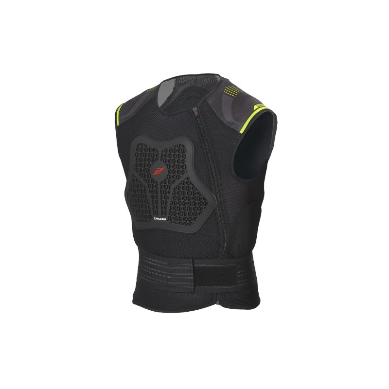 Gilet Zandona Netcube X8 nero-giallo fluo 180-189 cm
