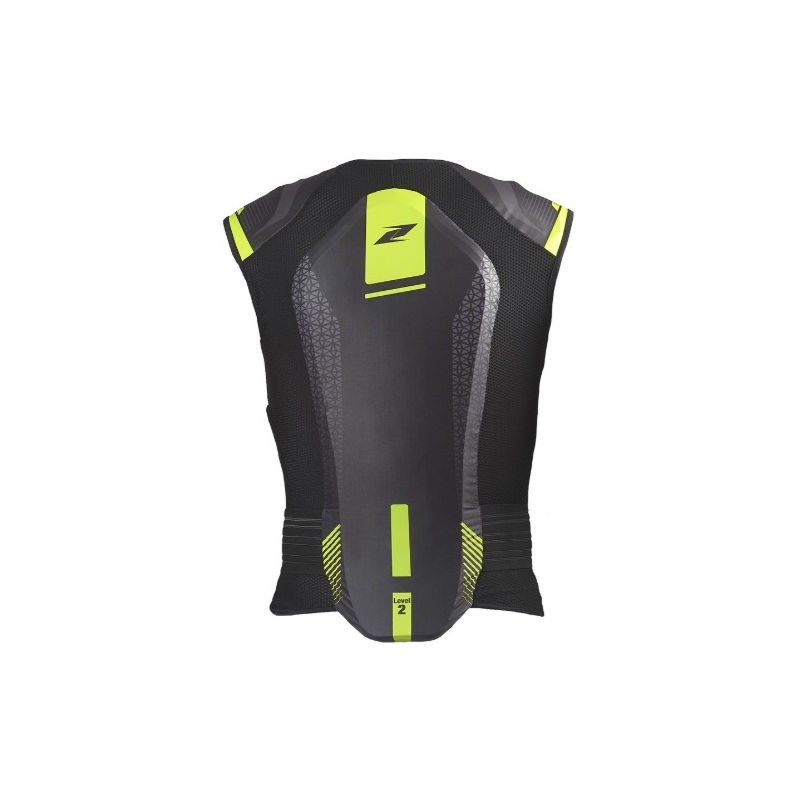 Gilet Zandona Netcube X8 nero-giallo fluo 180-189 cm