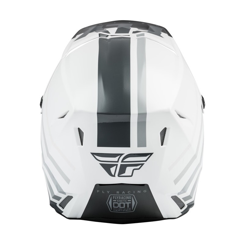 Motokrosová přilba FLY Racing Kinetic K120 bílo-černo-šedá