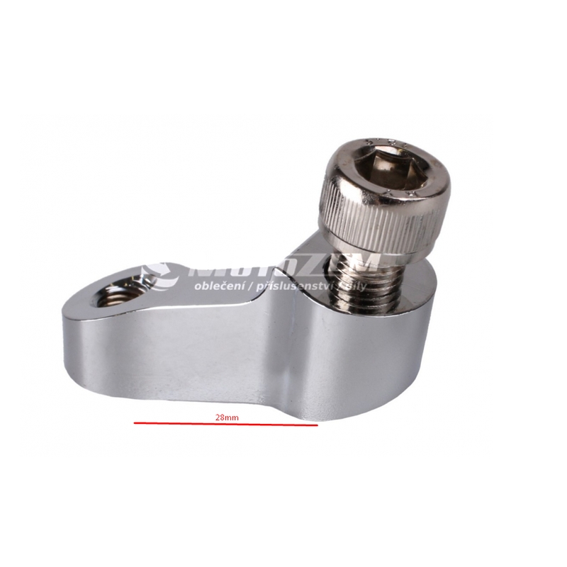 Adattatore universale per prolunga specchio R-TOOL M10 cromo