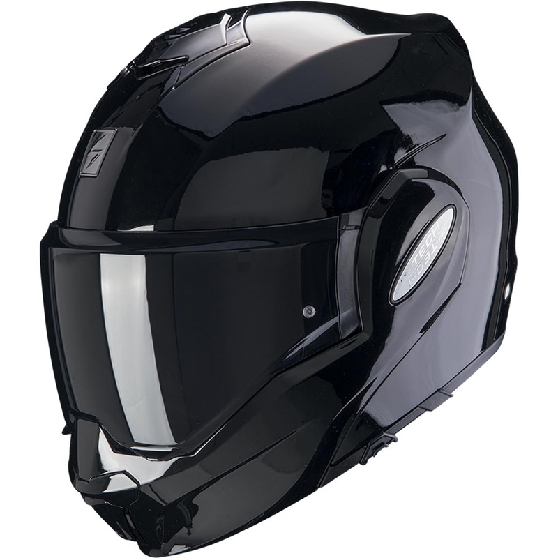 Casco da moto modulare Scorpion EXO-TECH Lite Solid nero