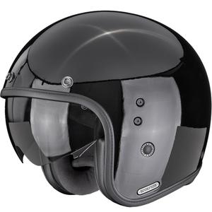 Casco da moto Scorpion Belfast II Solid Open Face nero