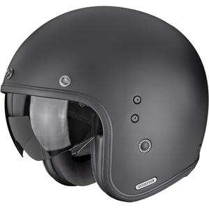 Casco da moto Scorpion Belfast II Solid Open Face, nero opaco