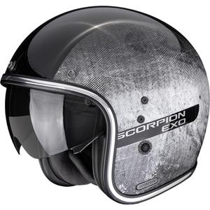 Casco da moto aperto Scorpion Belfast II Quest nero-argento