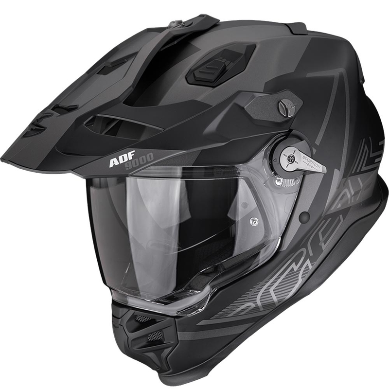 Casco da enduro Scorpion ADF-9000 Air Summit nero opaco-argento