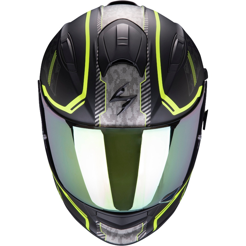 Integrální přilba Scorpion EXO-510 Air Occulta černo-fluo žlutá