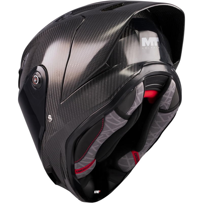Casco integrale da moto MT KRE 2 PLUS Pure A1 nero