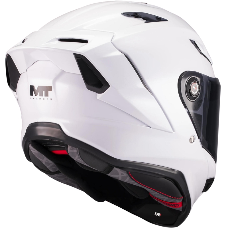 Casco integrale da moto MT KRE 2 Pure A0 bianco