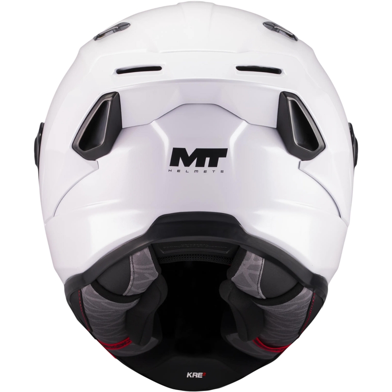 Casco integrale da moto MT KRE 2 Pure A0 bianco