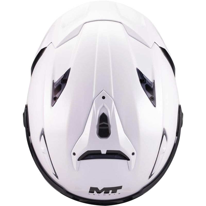 Casco integrale da moto MT KRE 2 Pure A0 bianco