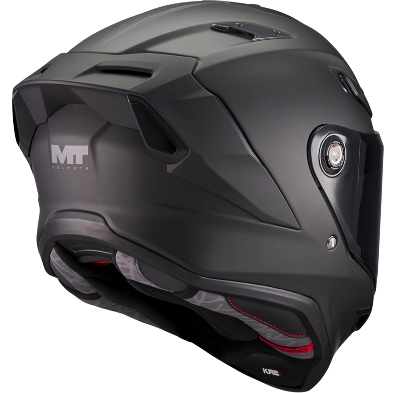Casco integrale da moto MT KRE 2 Pure A1 nero opaco