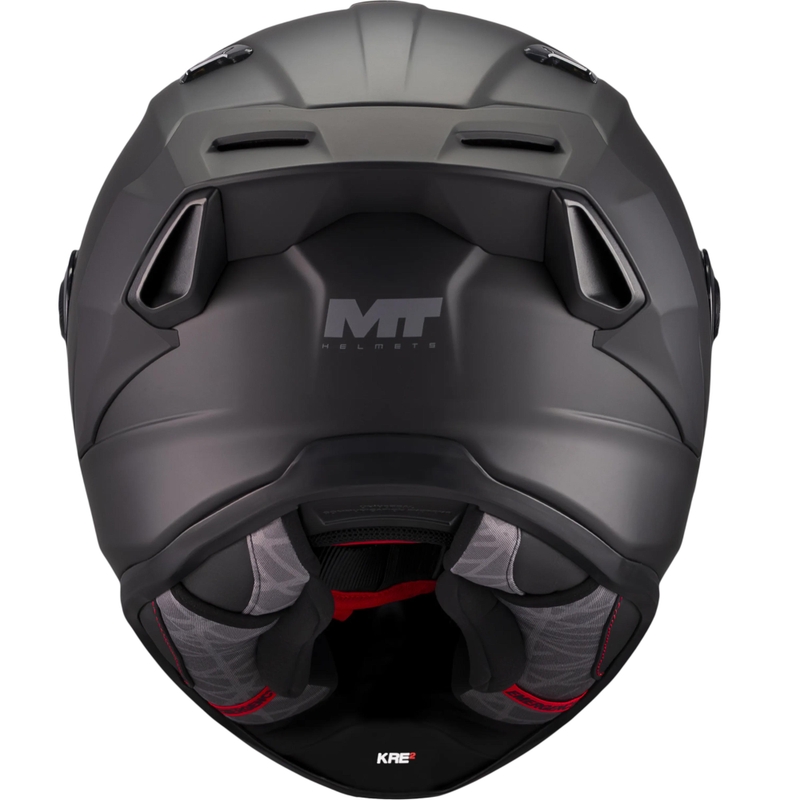 Casco integrale da moto MT KRE 2 Pure A1 nero opaco