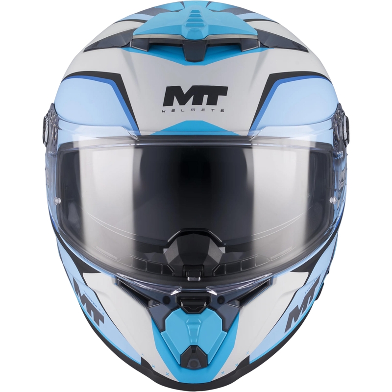 Casco integrale da moto MT Thunder 4 R SV Wind Tunnel C7 blu-grigio opaco