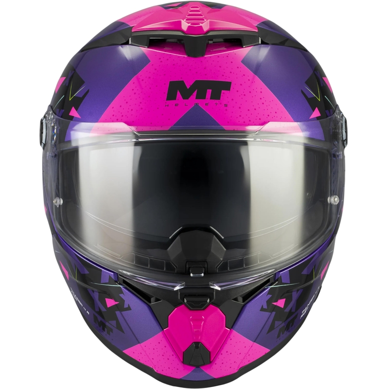 Casco integrale da moto MT Thunder 4 R SV Fast C8 viola-rosa-nero