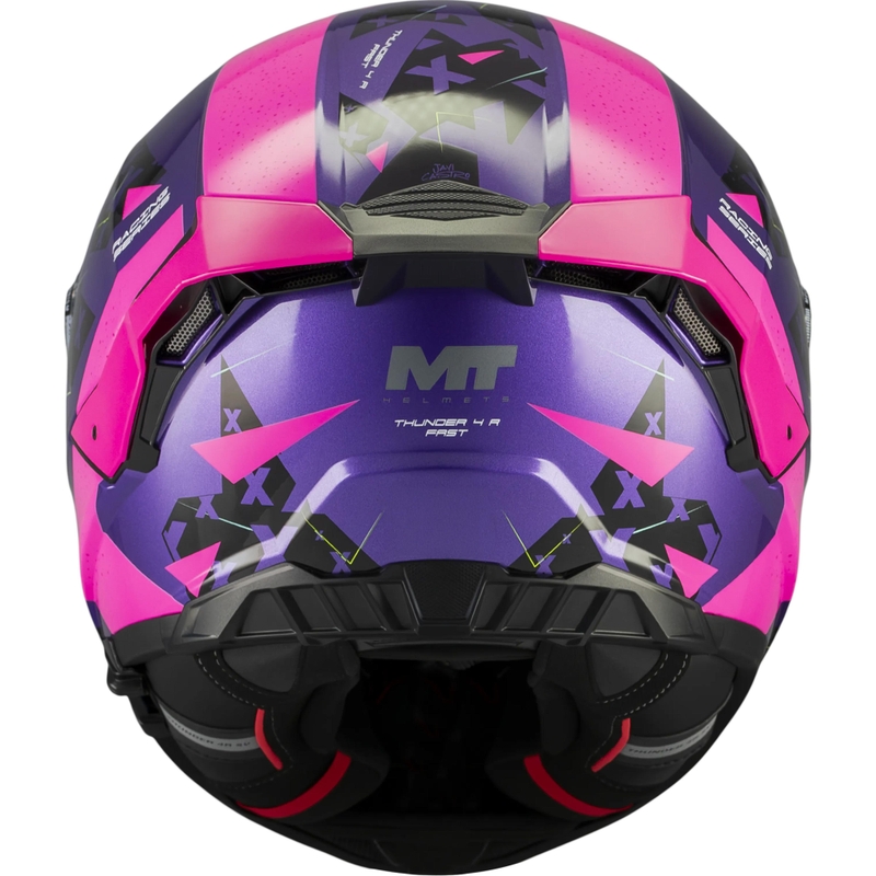 Casco integrale da moto MT Thunder 4 R SV Fast C8 viola-rosa-nero