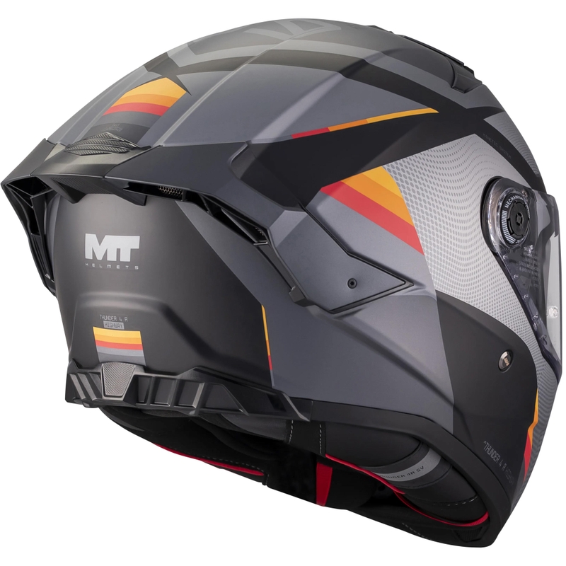 Casco integrale da moto MT Thunder 4 R SV Highway B5 grigio opaco-nero