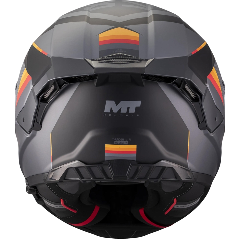 Casco integrale da moto MT Thunder 4 R SV Highway B5 grigio opaco-nero