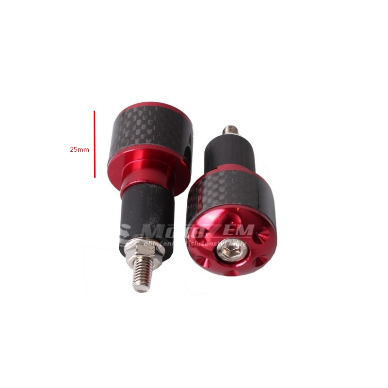 Tappi manubrio R-TOOL rossi