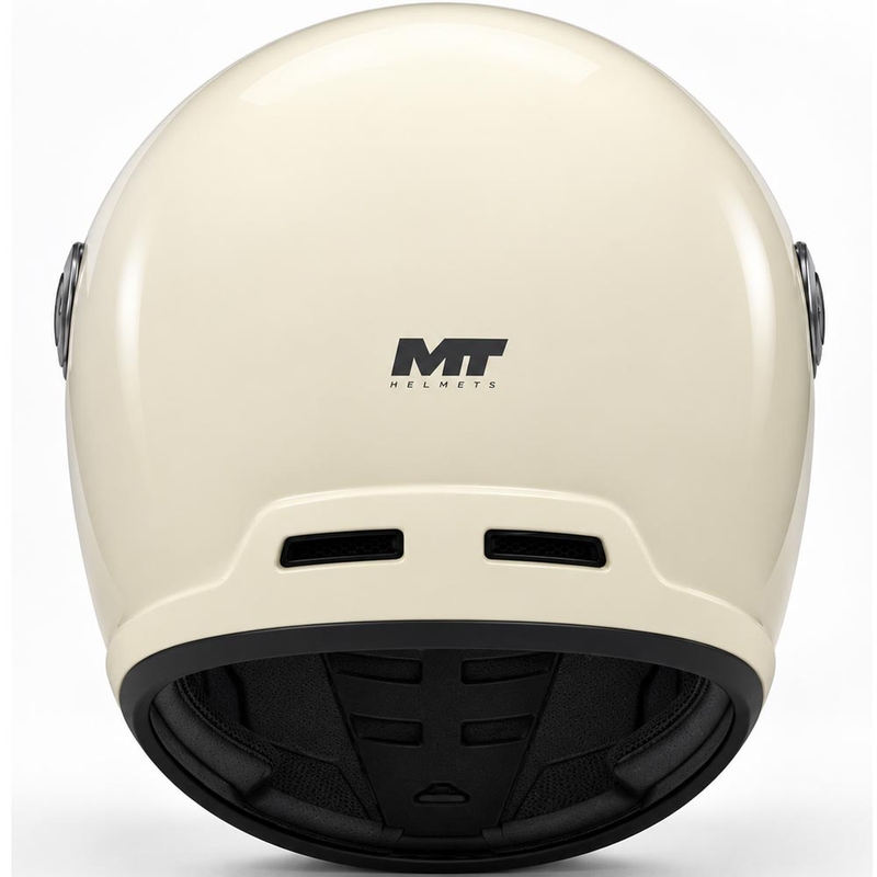 Casco integrale da moto MT Jarama SV Pure A3 color crema