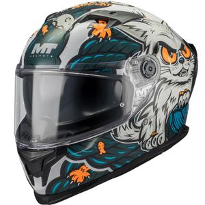 Casco integrale da moto MT Braker SV King A7 grigio-blu
