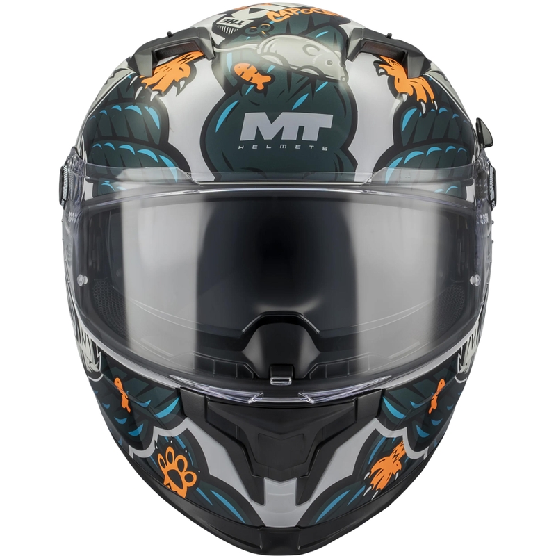 Casco integrale da moto MT Braker SV King A7 grigio-blu