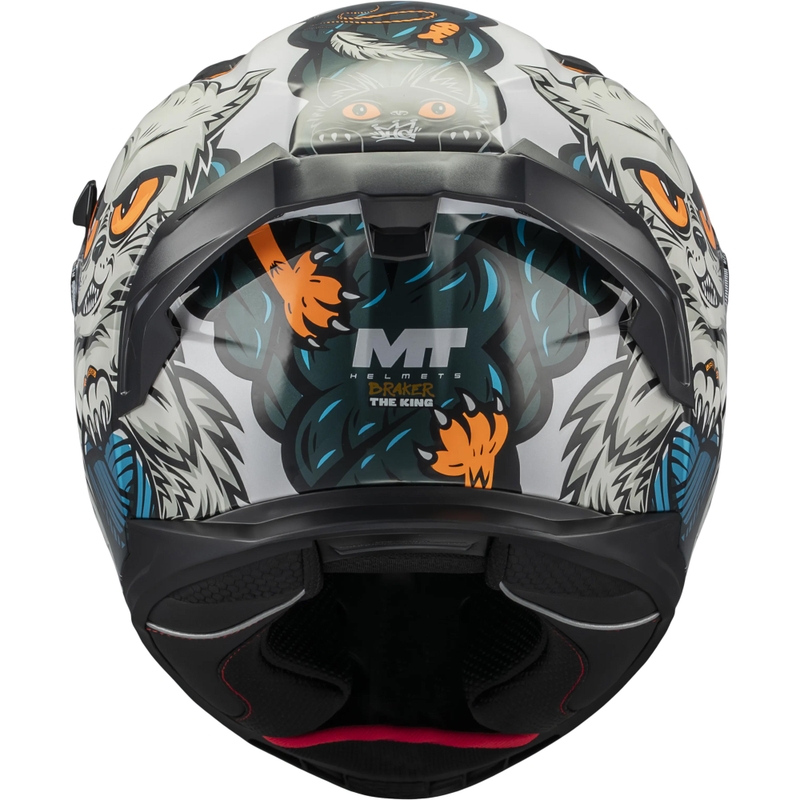Casco integrale da moto MT Braker SV King A7 grigio-blu