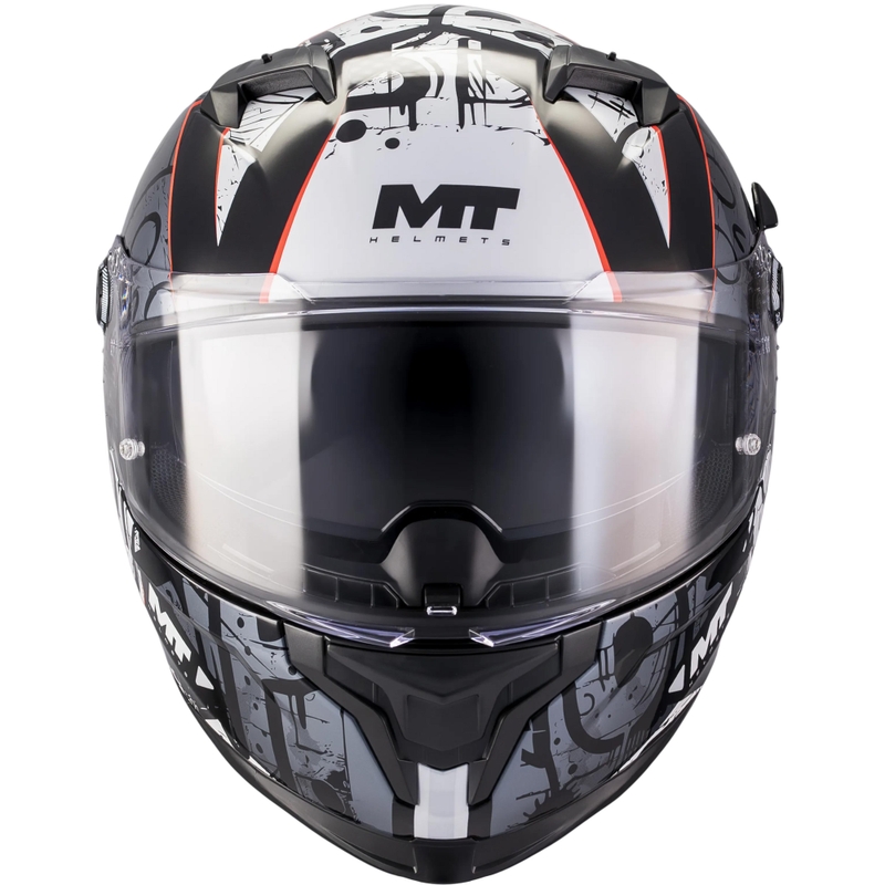 Casco integrale da moto MT Braker SV Blackboard B0 nero-grigio