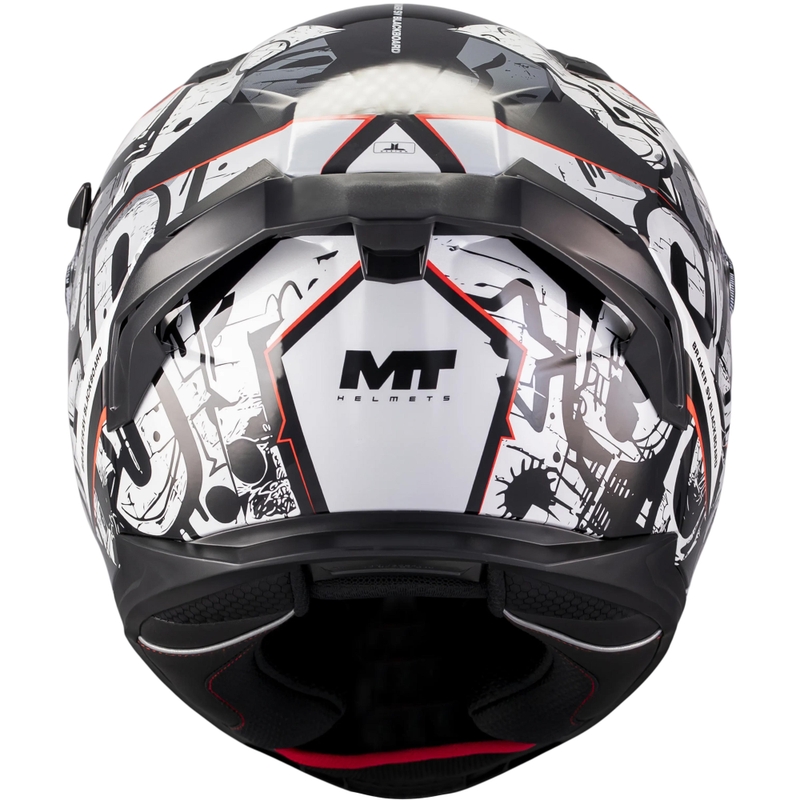 Casco integrale da moto MT Braker SV Blackboard B0 nero-grigio