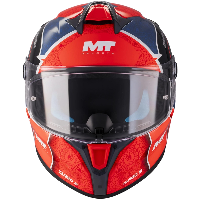 Casco integrale da moto MT Targo S Danish_26_Season C5 rosso-blu-grigio