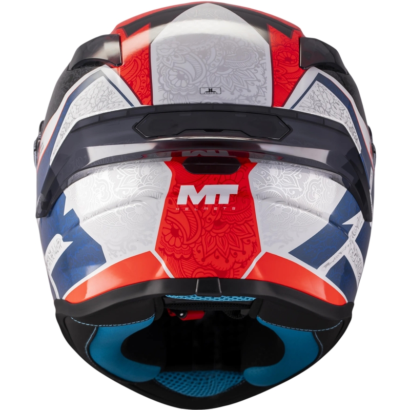 Casco integrale da moto MT Targo S Danish_26_Season C5 rosso-blu-grigio