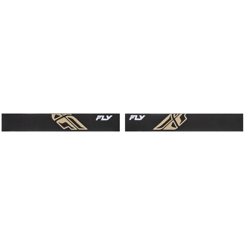 Occhiali da motocross Fly Racing Focus neri-kaki con plexiglass trasparente