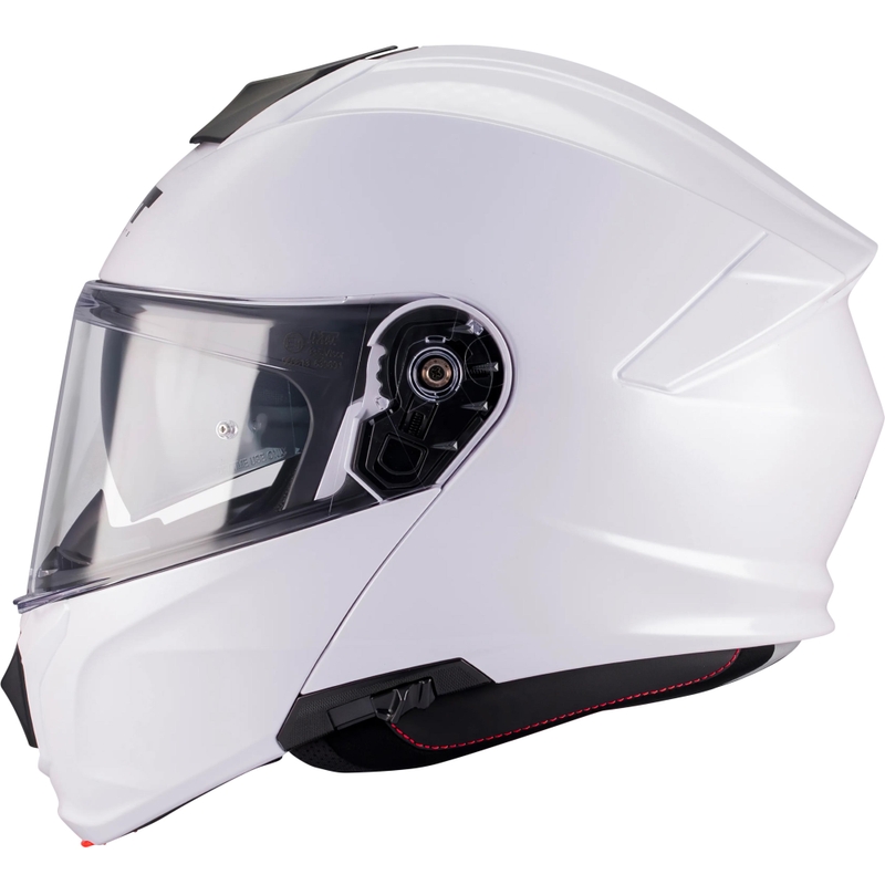 Casco da moto modulare MT Genesis R SV A0 bianco