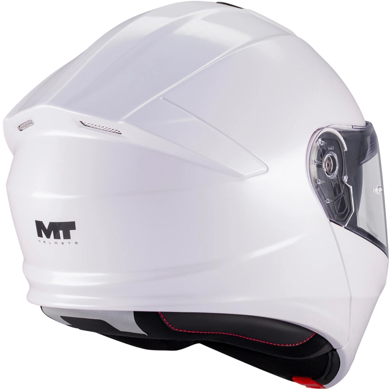 Casco da moto modulare MT Genesis R SV A0 bianco