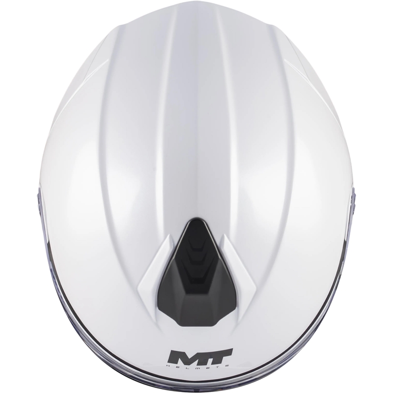 Casco da moto modulare MT Genesis R SV A0 bianco