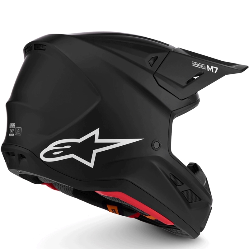 Motokrosová helma Alpinestars Supertech S-M7 Solid matná černá